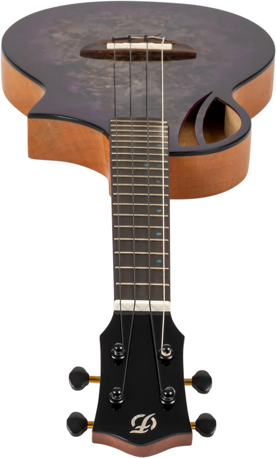 Aviator Galaxy Tenor Ukulele Galaxy Purple Burst CE